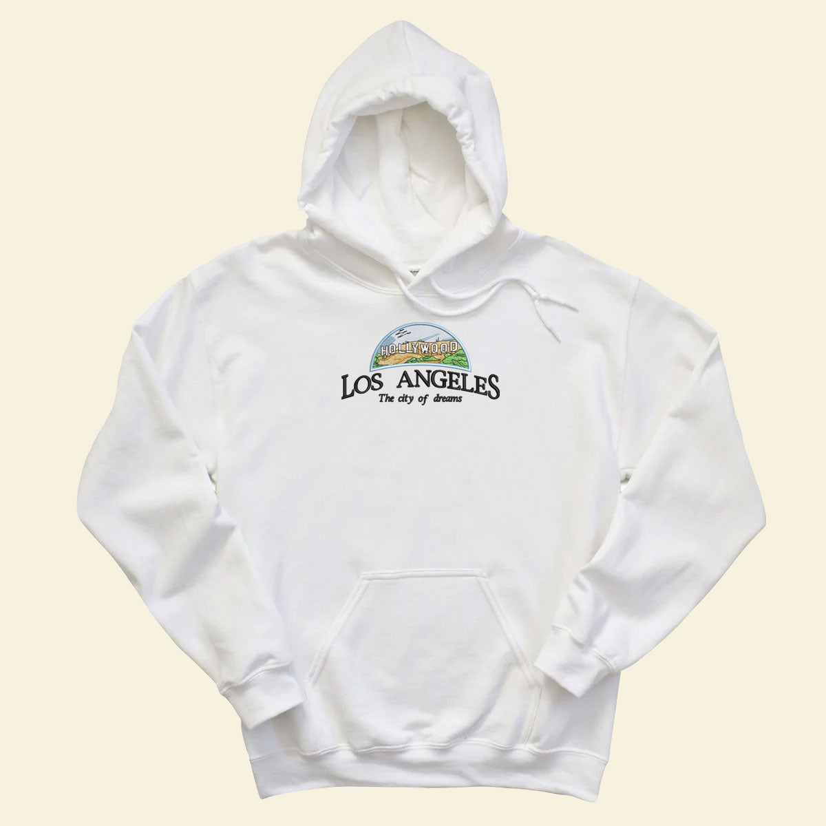 Embroidery Los Angeles Hollywood The City Of Dreams T-shirt 1688701152883.jpg