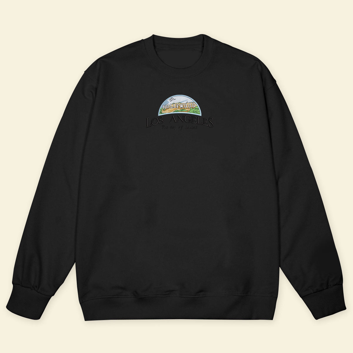 Embroidery Los Angeles Hollywood The City Of Dreams T-shirt 1688701152966.jpg