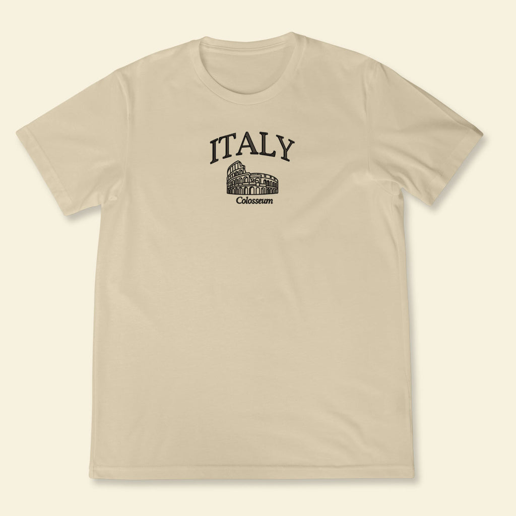 Embroidery Italy Colosseum T-shirt 1688701261499.jpg