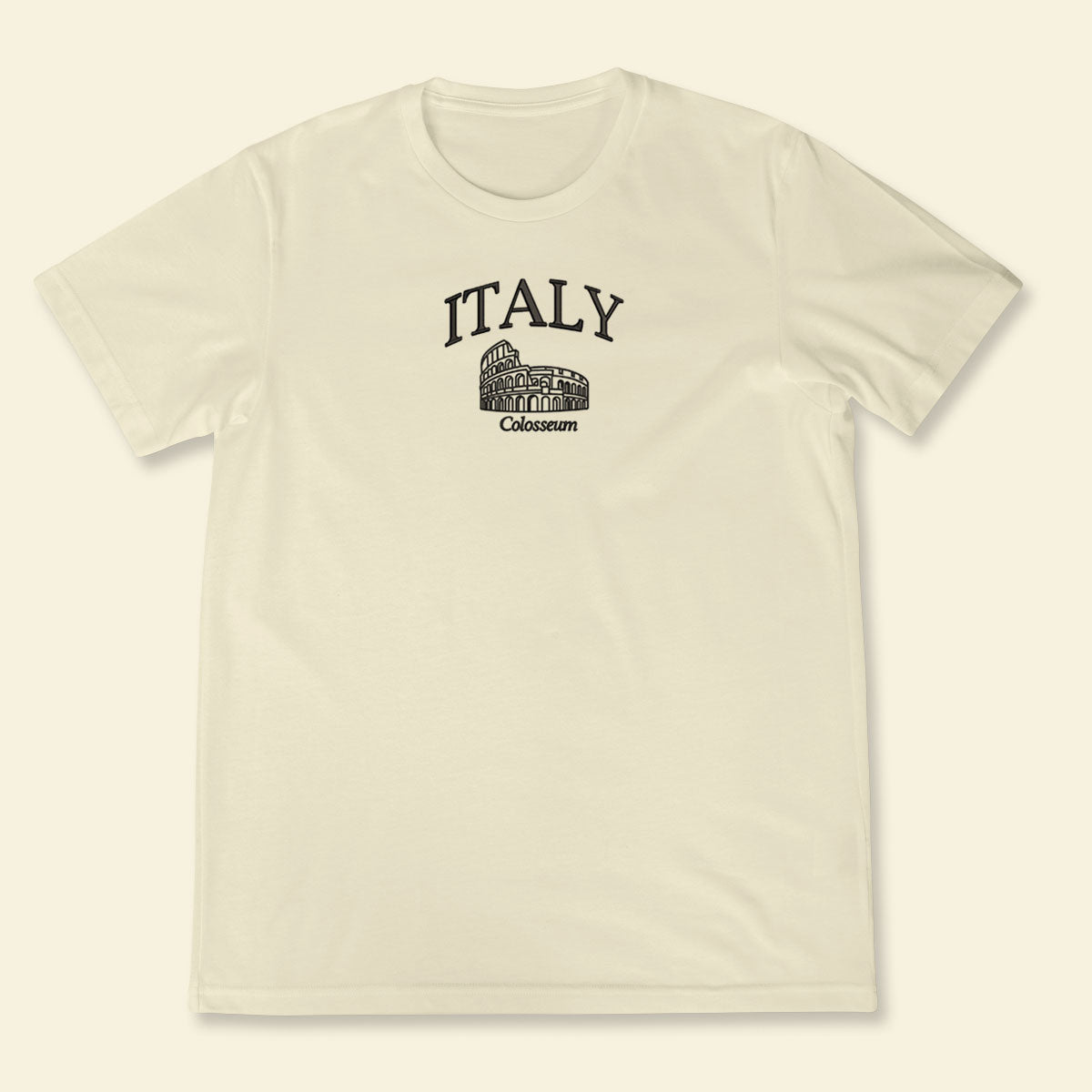 Embroidery Italy Colosseum T-shirt 1688701261560.jpg