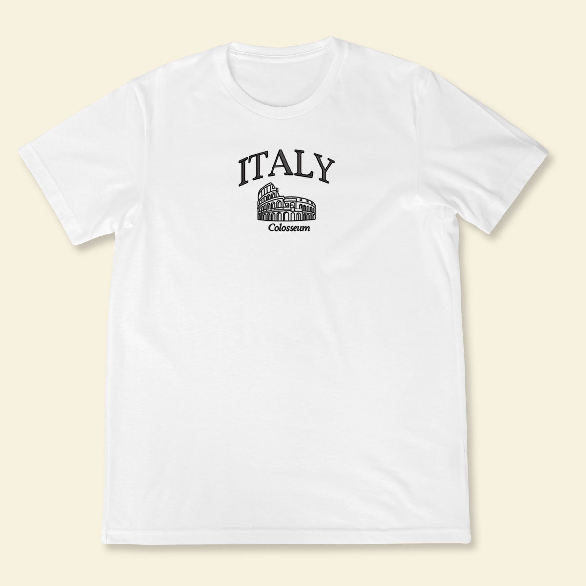 Embroidery Italy Colosseum T-shirt 1688701261658.jpg