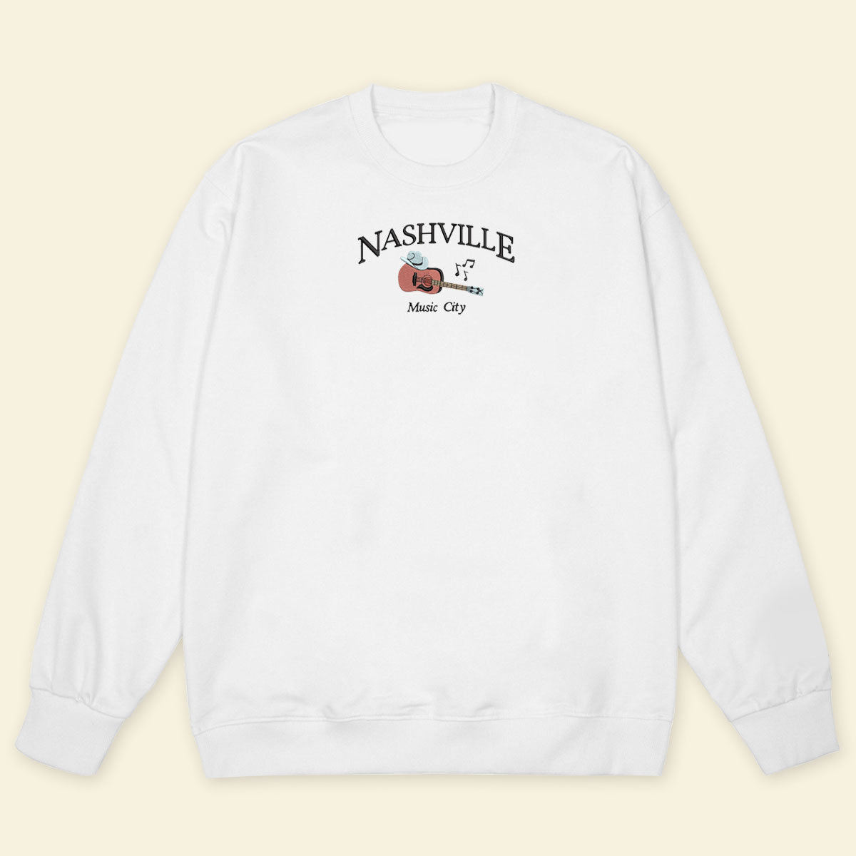 Embroidery Nashville Music City T-shirt 1688717159389.jpg