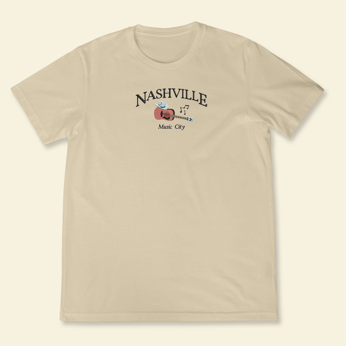 Embroidery Nashville Music City T-shirt 1688717159411.jpg