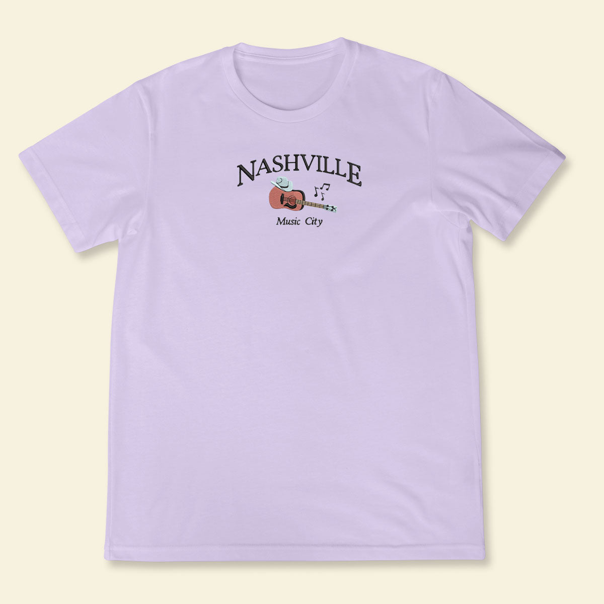 Embroidery Nashville Music City T-shirt 1688717159442.jpg