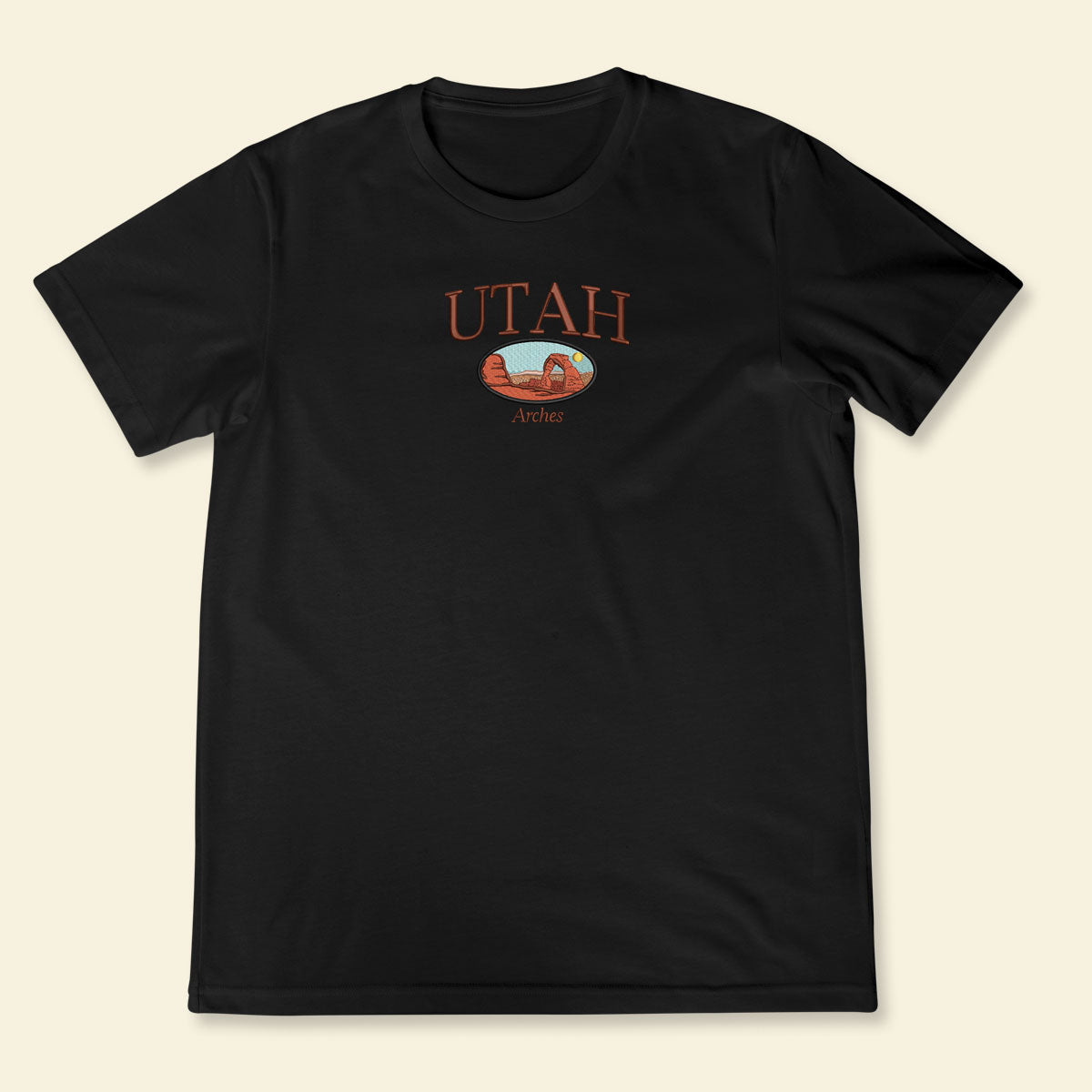 Embroidery Utah Arches T-shirt 1688783294949.jpg