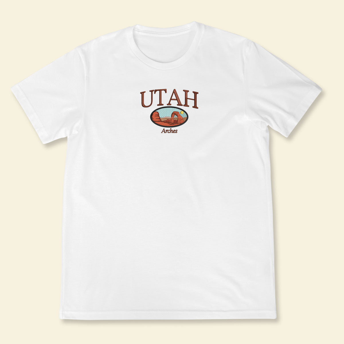 Embroidery Utah Arches T-shirt 1688783295011.jpg