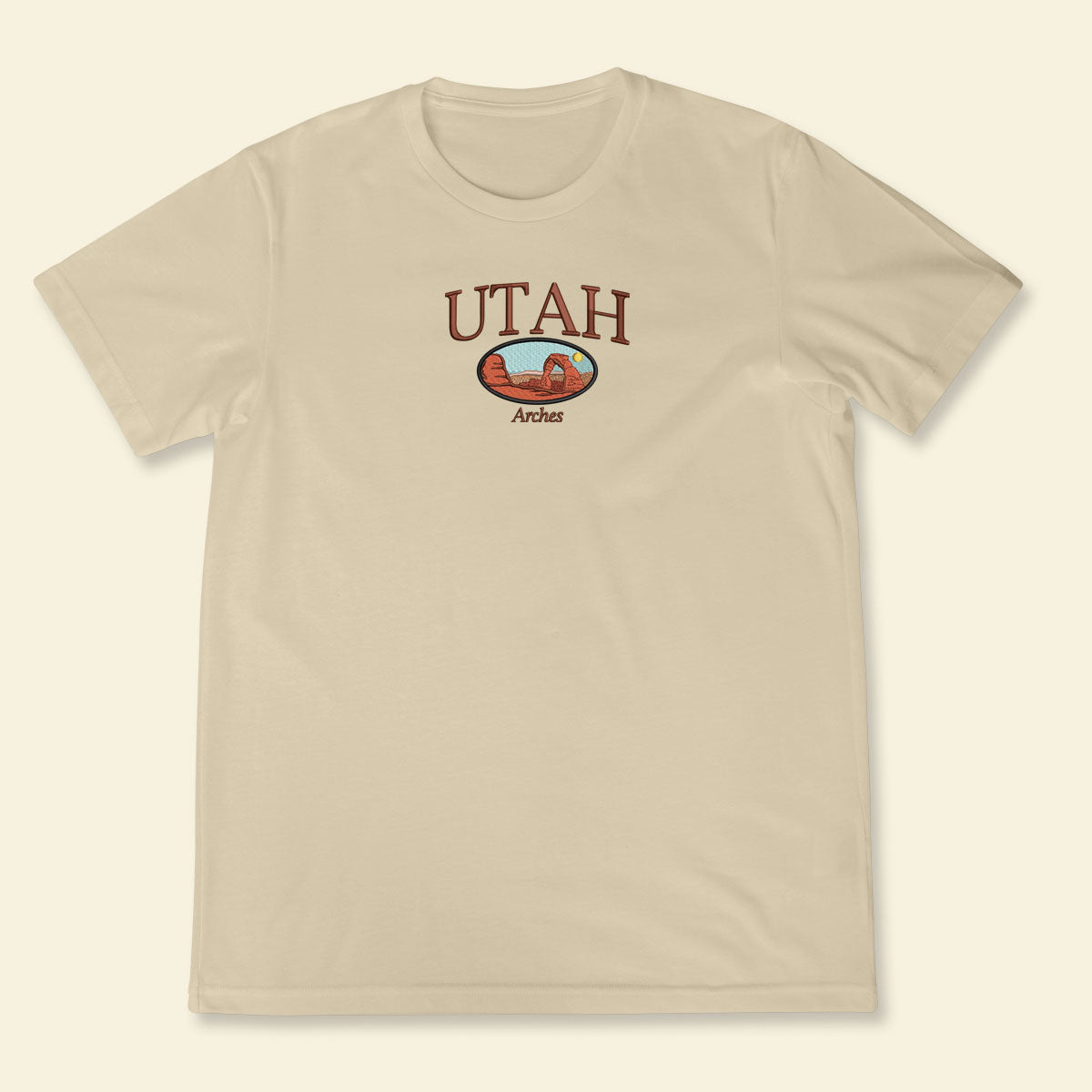 Embroidery Utah Arches T-shirt 1688783295046.jpg