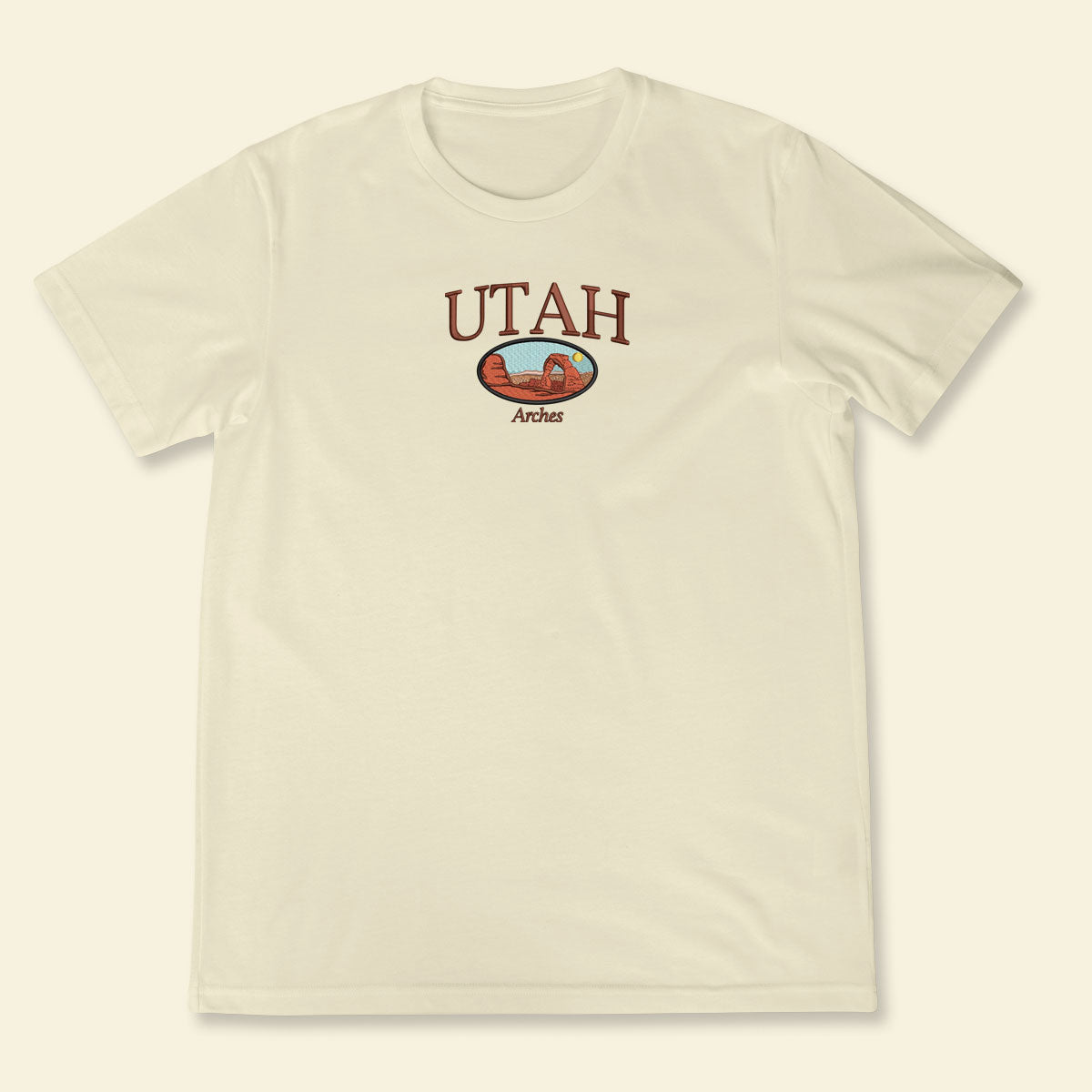 Embroidery Utah Arches T-shirt 1688783295091.jpg