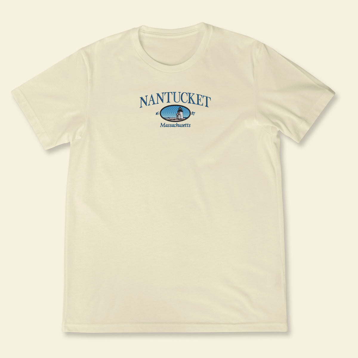 Embroidery Nantucket Massachusetts T-shirt 1688783659623.jpg
