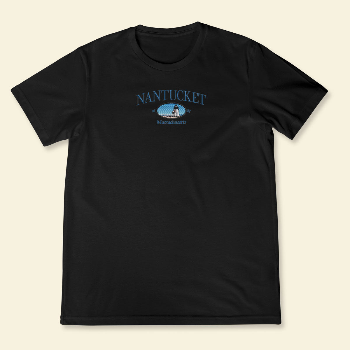 Embroidery Nantucket Massachusetts T-shirt 1688783659624.jpg