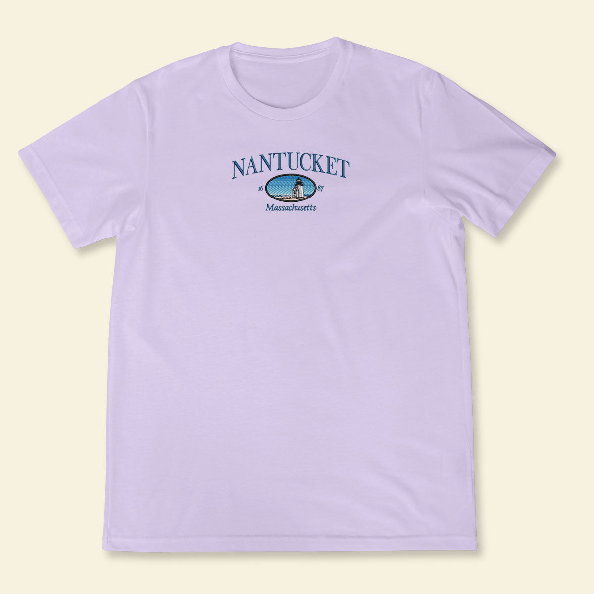 Embroidery Nantucket Massachusetts T-shirt 1688783659628.jpg