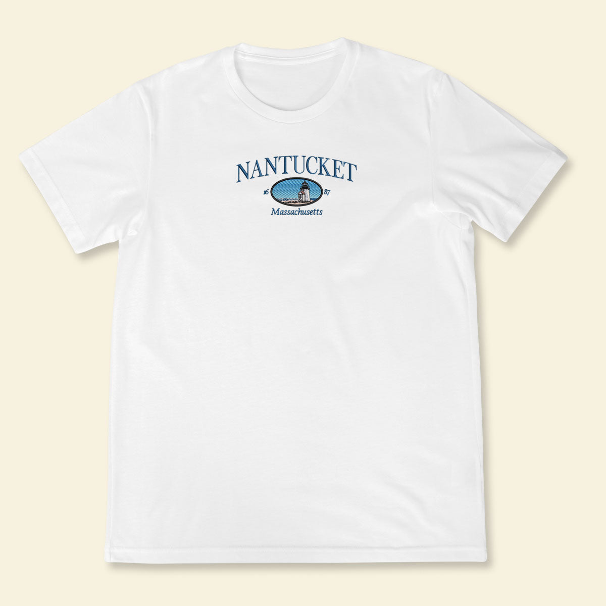 Embroidery Nantucket Massachusetts T-shirt 1688783659655.jpg