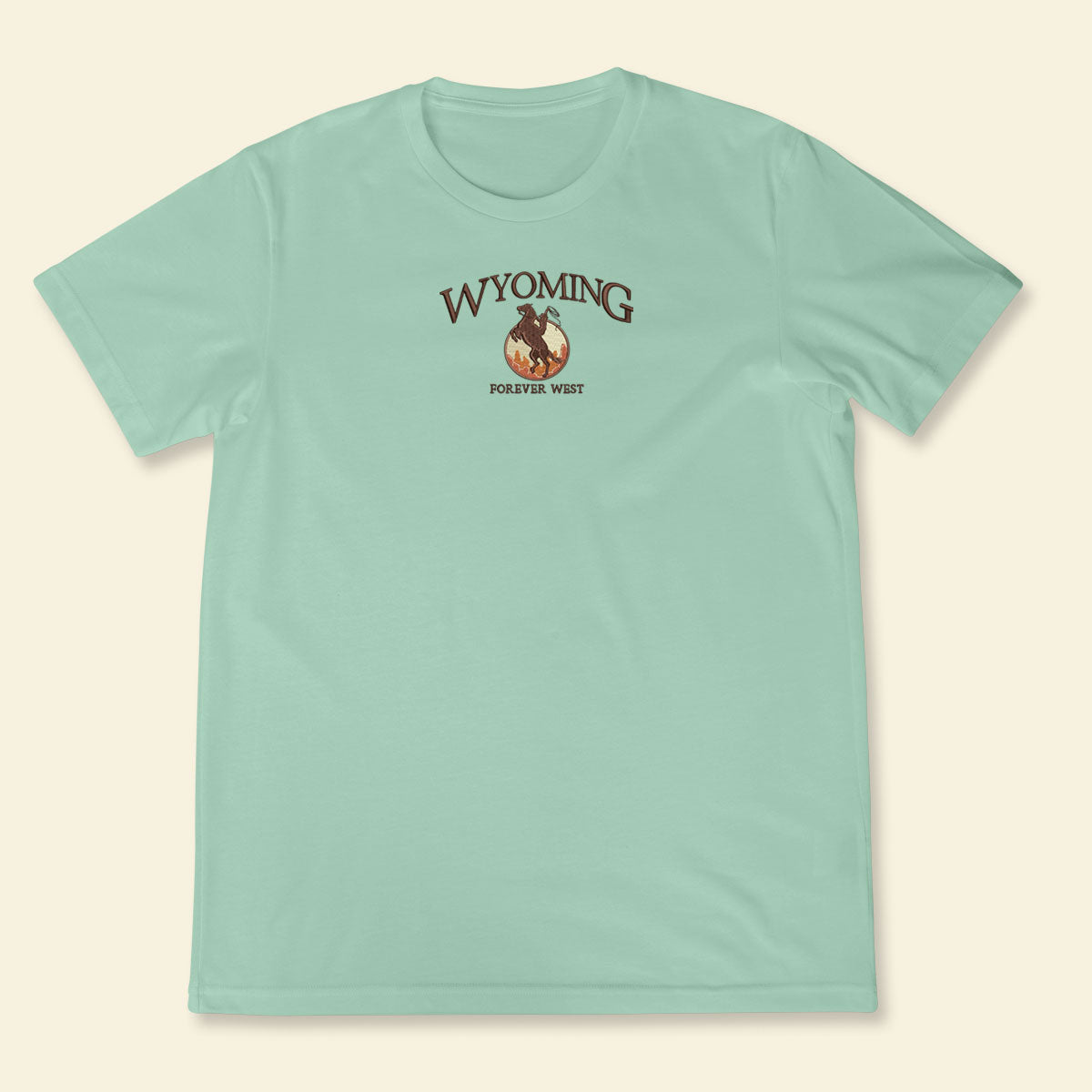 Embroidery Wyoming Forever West Vintage T-shirt 1688784031253.jpg