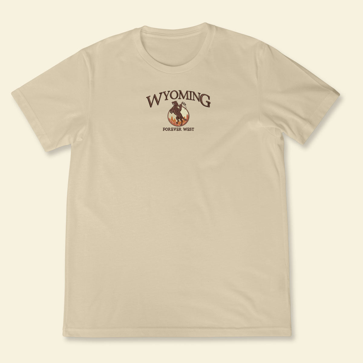 Embroidery Wyoming Forever West Vintage T-shirt 1688784031272.jpg