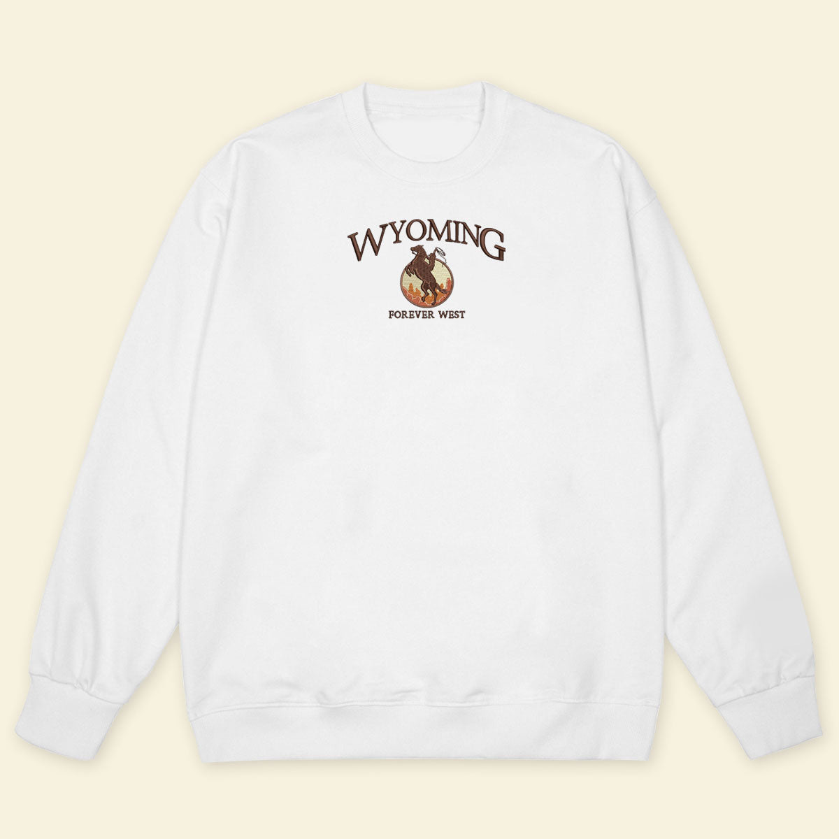 Embroidery Wyoming Forever West Vintage T-shirt 1688784031283.jpg