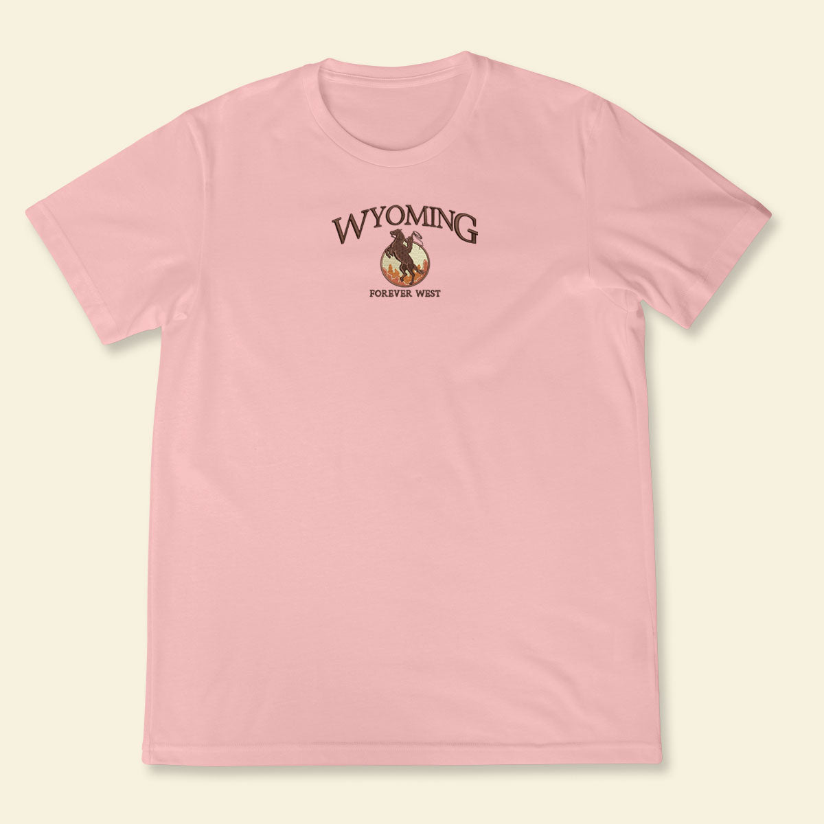 Embroidery Wyoming Forever West Vintage T-shirt 1688784031305.jpg