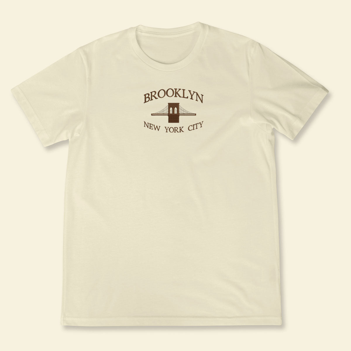 Embroidery Brooklyn New York City T-shirt 1688785380763.jpg