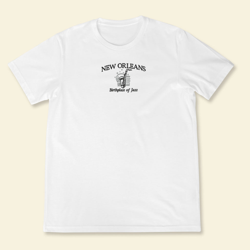 Embroidery New Orleans Birthplace Of Jazz T-shirt 1688960490658.jpg