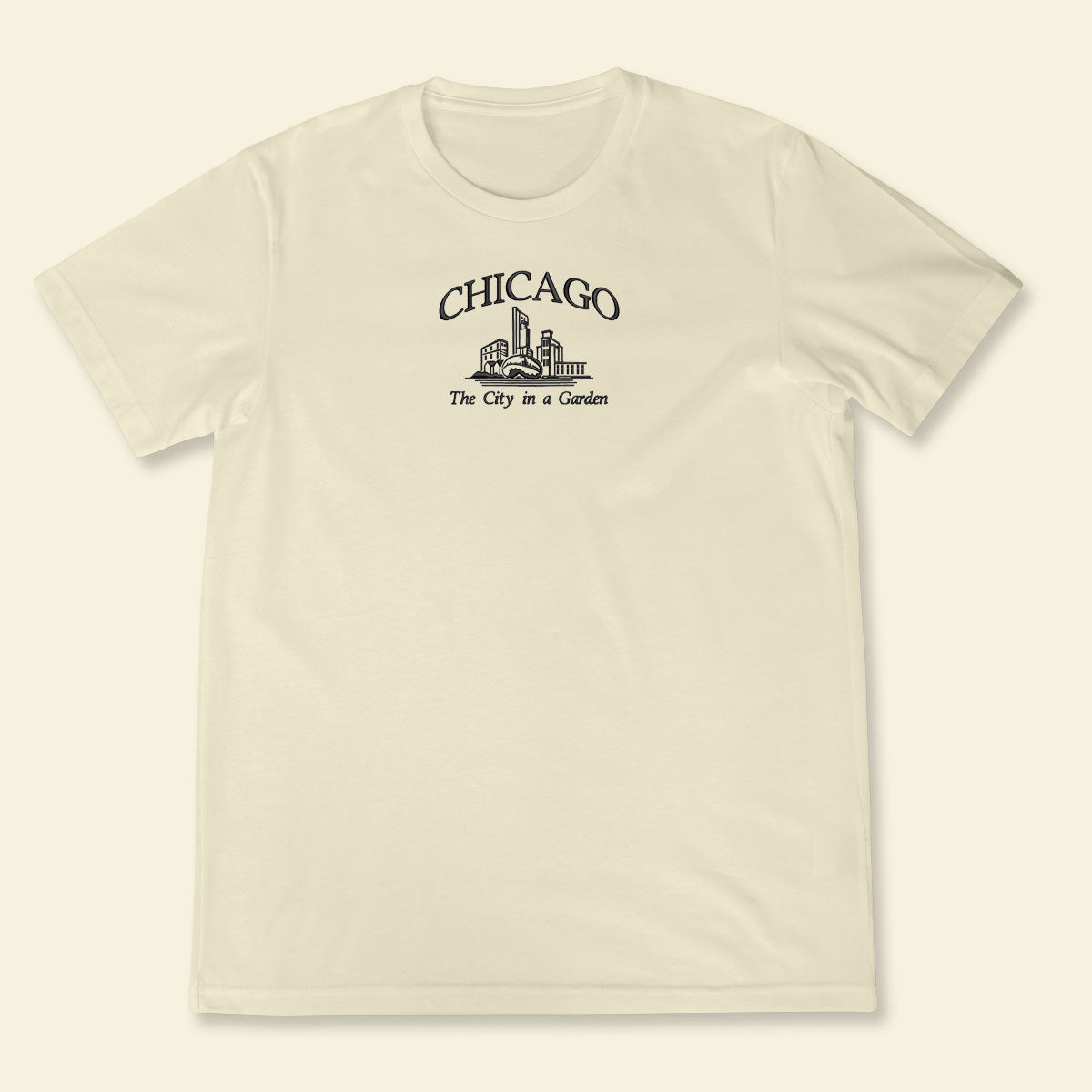 Embroidery Chicago The City In A Garden T-shirt 1688960857323.jpg