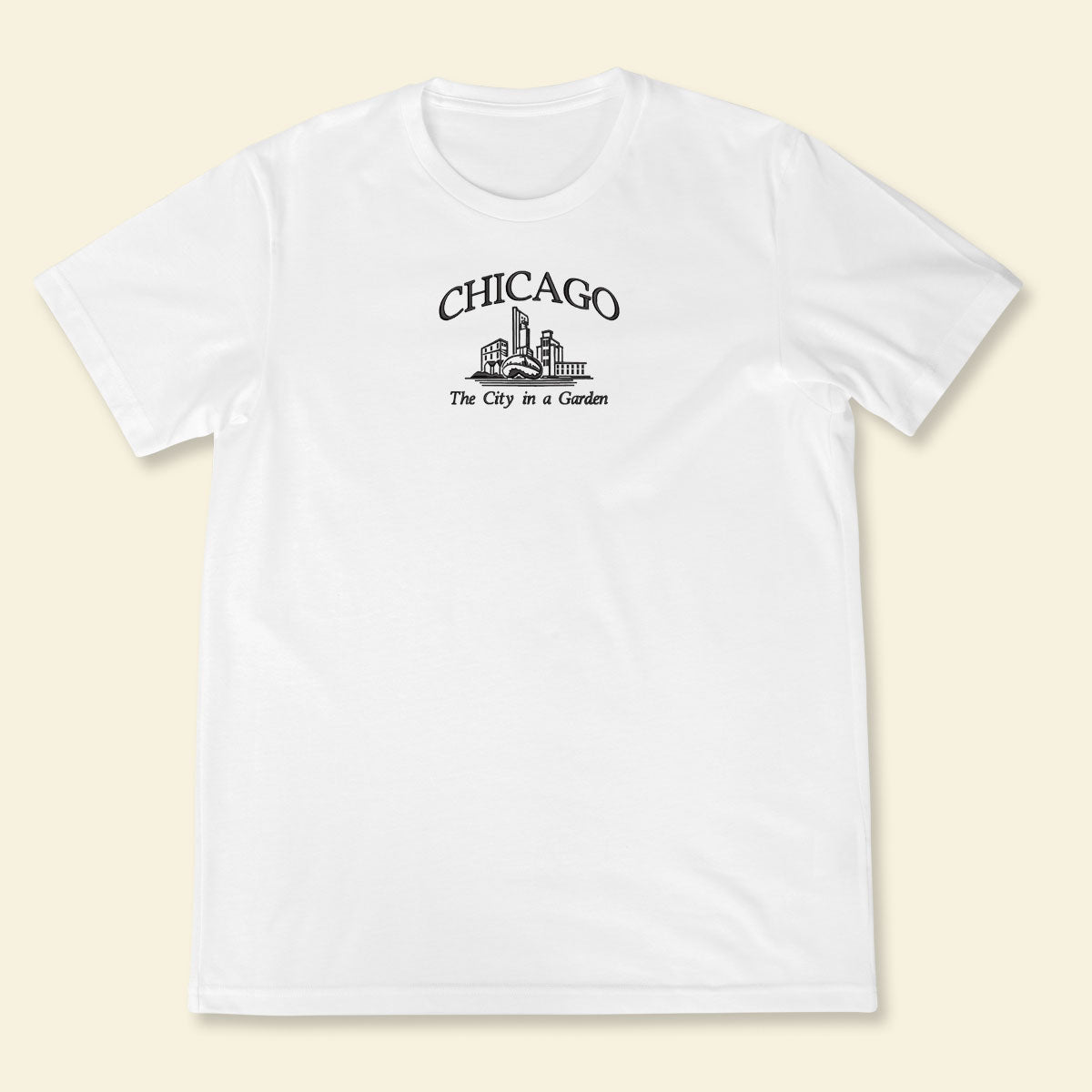 Embroidery Chicago The City In A Garden T-shirt 1688960857334.jpg