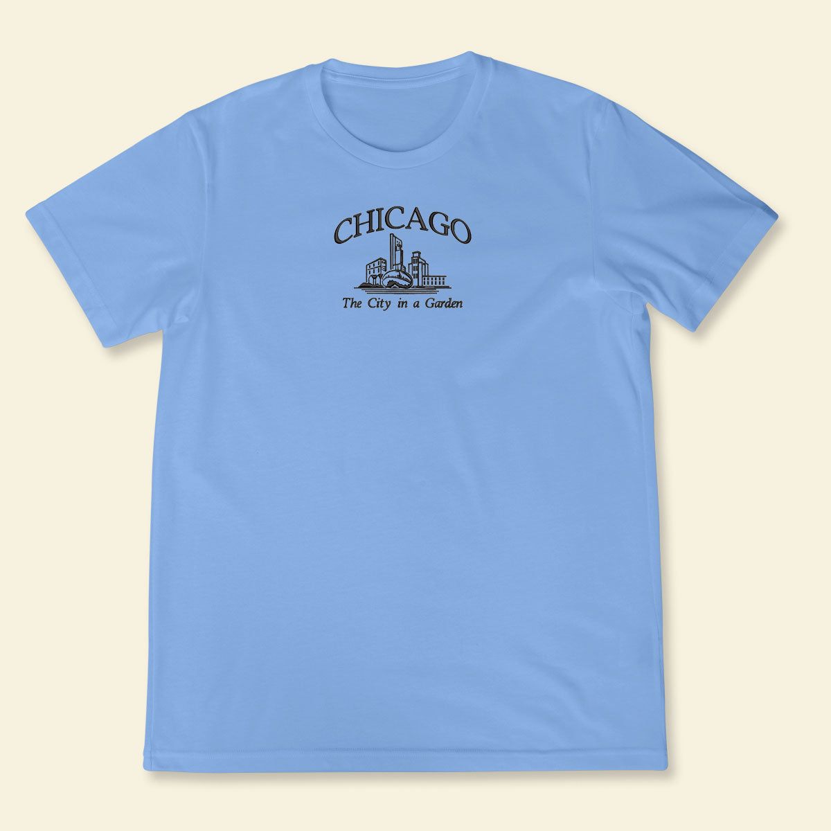 Embroidery Chicago The City In A Garden T-shirt 1688960857341.jpg