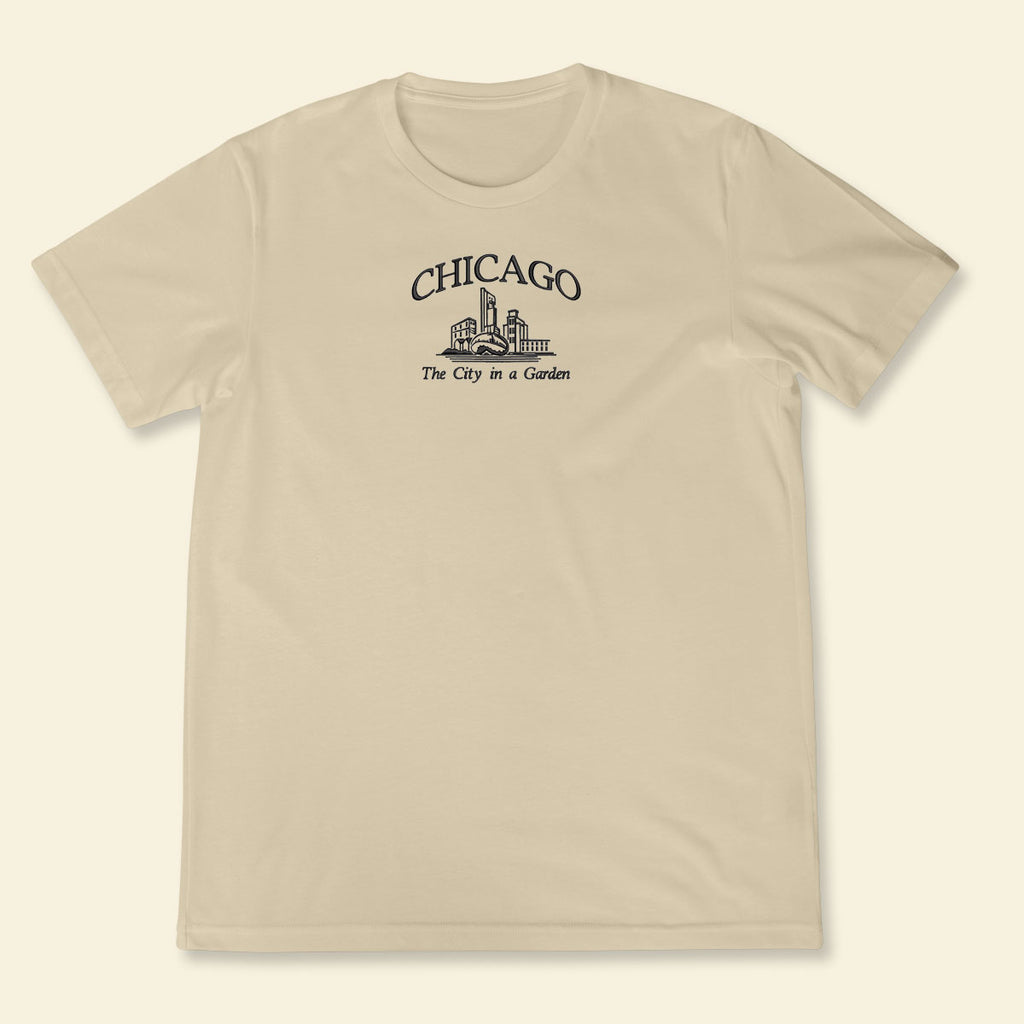 Embroidery Chicago The City In A Garden T-shirt 1688960857948.jpg