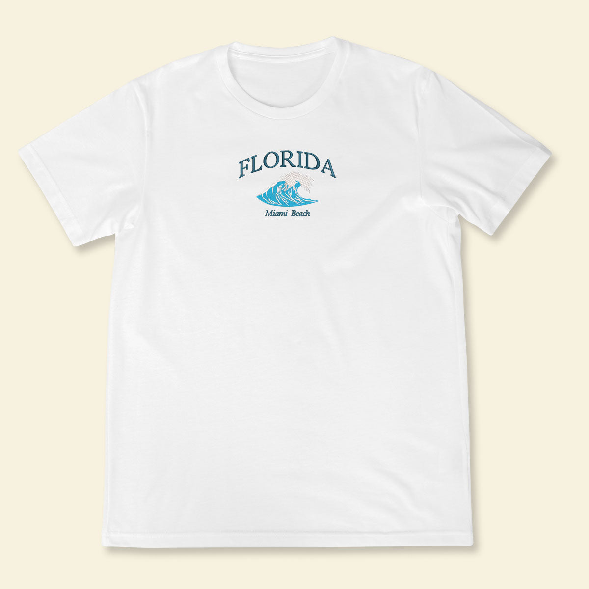 Embroidery Florida Miami Beach T-shirt 1688963507179.jpg