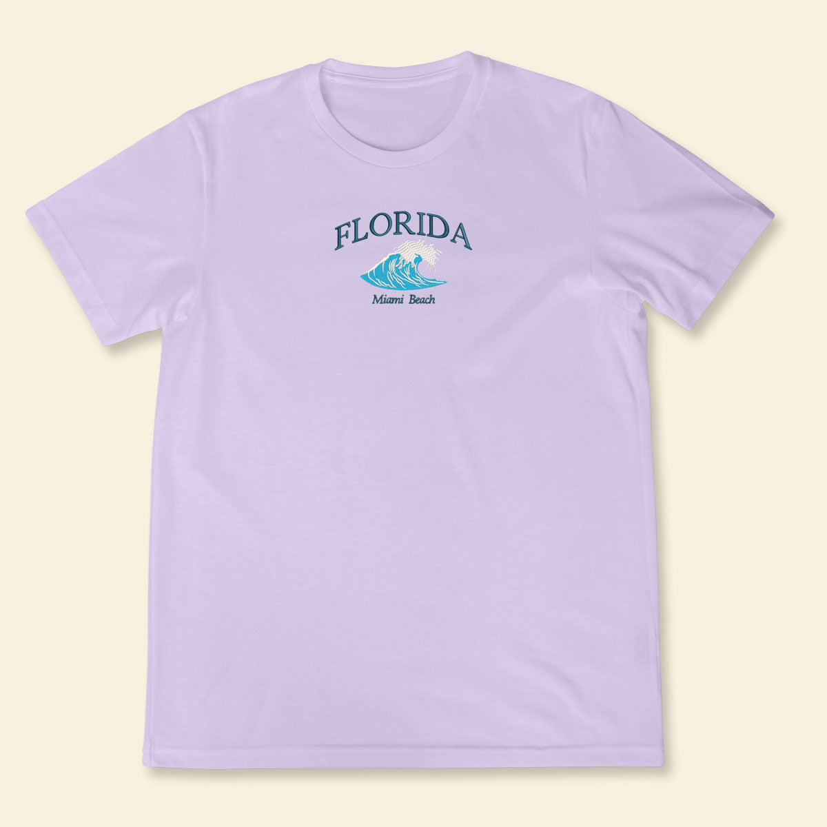 Embroidery Florida Miami Beach T-shirt 1688963507256.jpg