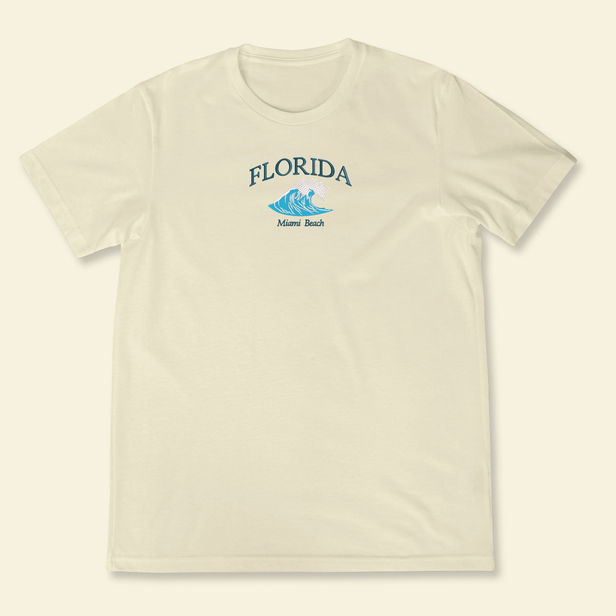 Embroidery Florida Miami Beach T-shirt 1688963507262.jpg