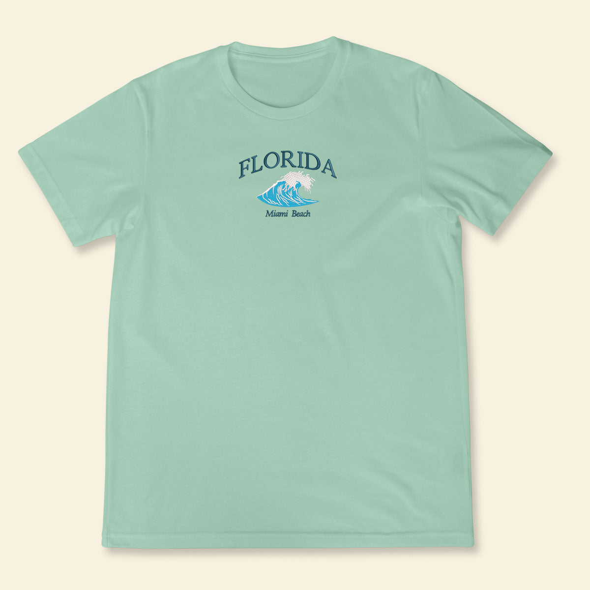 Embroidery Florida Miami Beach T-shirt 1688963507282.jpg