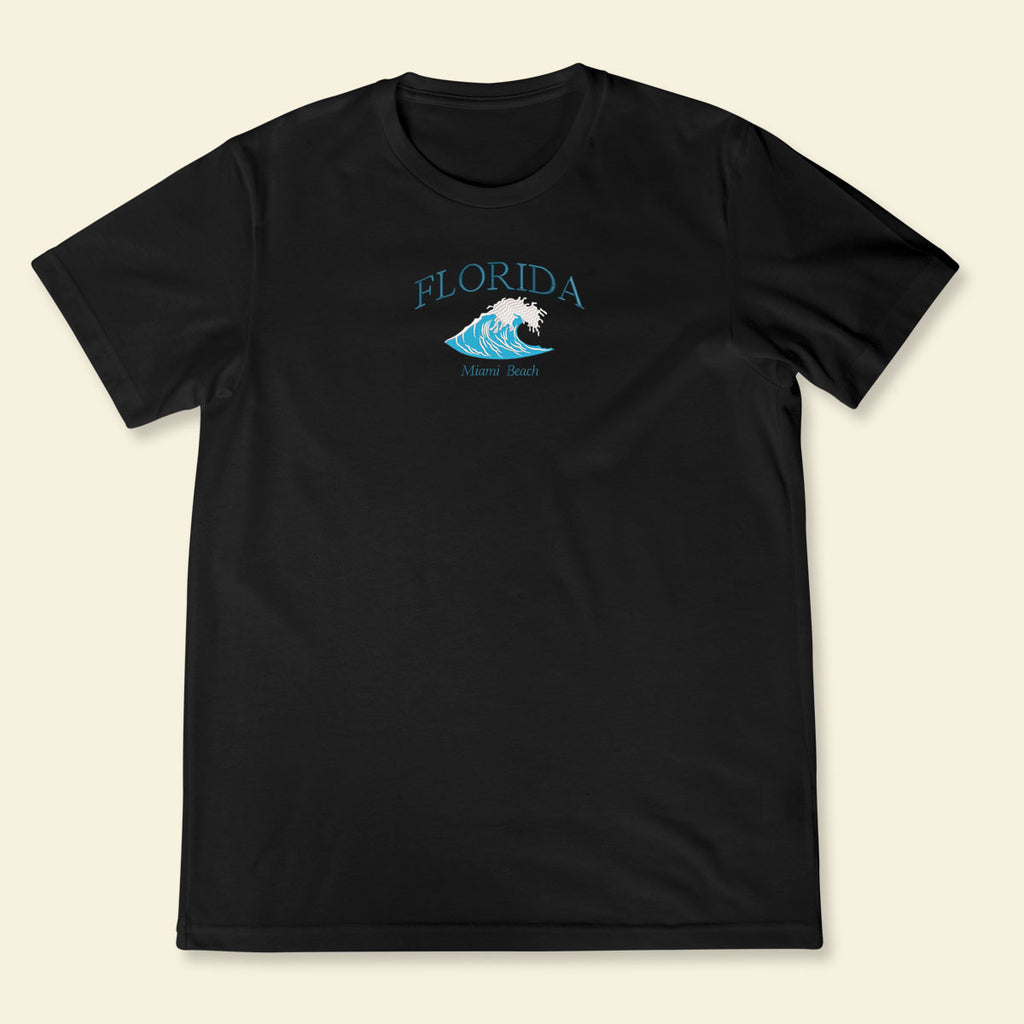 Embroidery Florida Miami Beach T-shirt 1688963507293.jpg