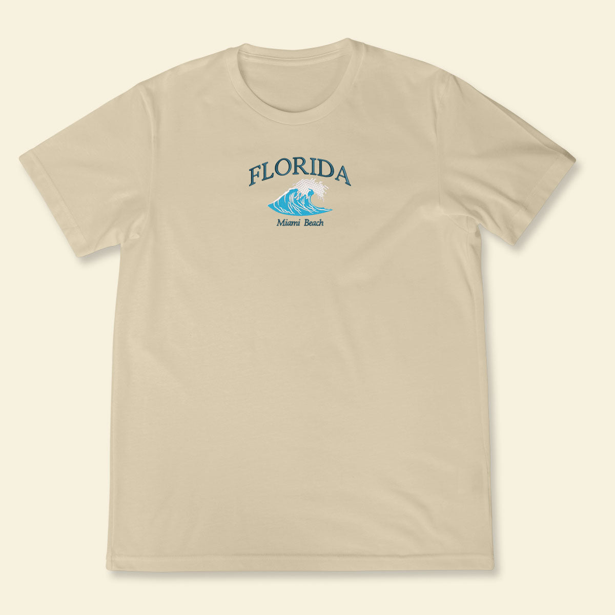 Embroidery Florida Miami Beach T-shirt 1688963507304.jpg