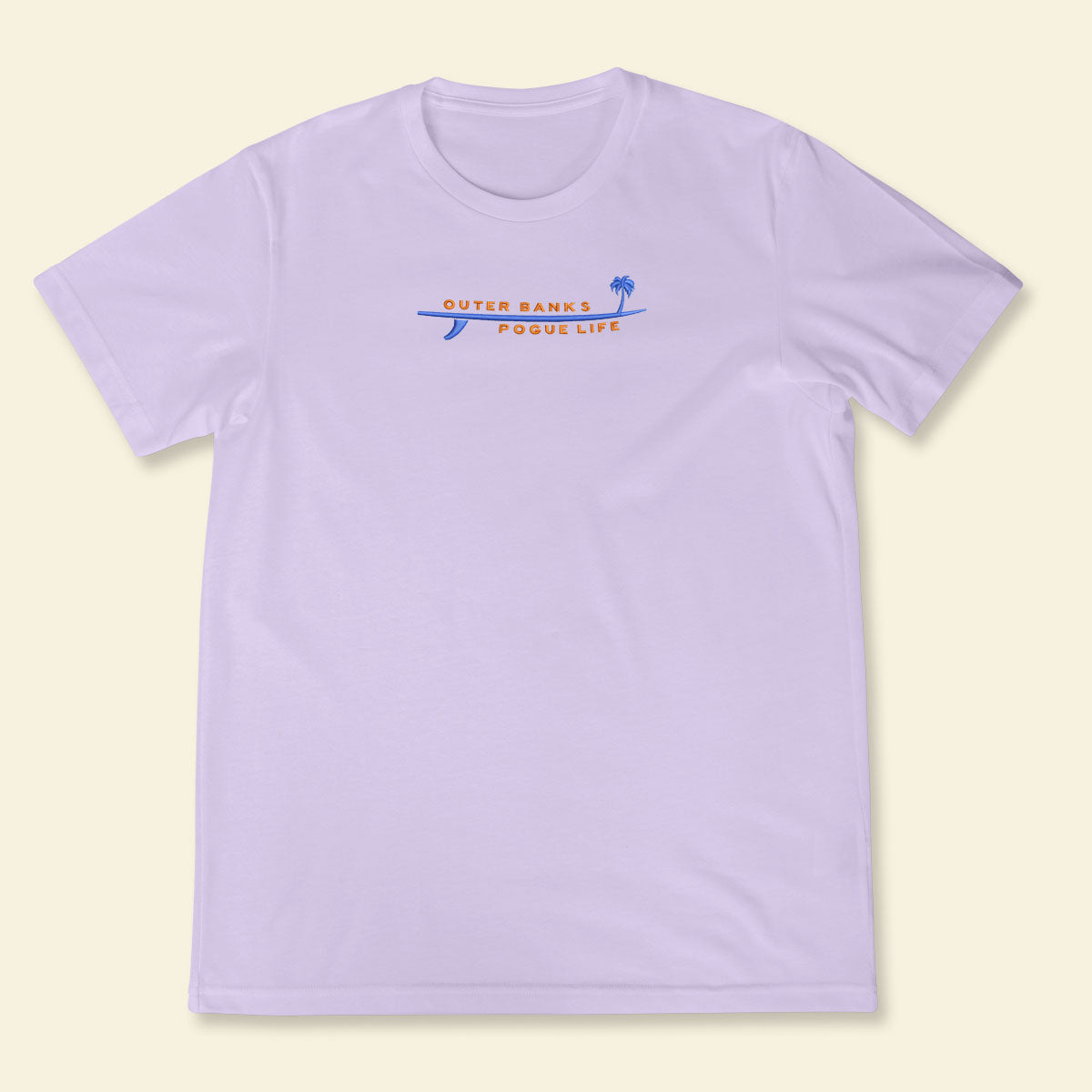 Embroidery Outer Banks Pogue Life With Surfboard And Palm T-shirt 1688975679246.jpg