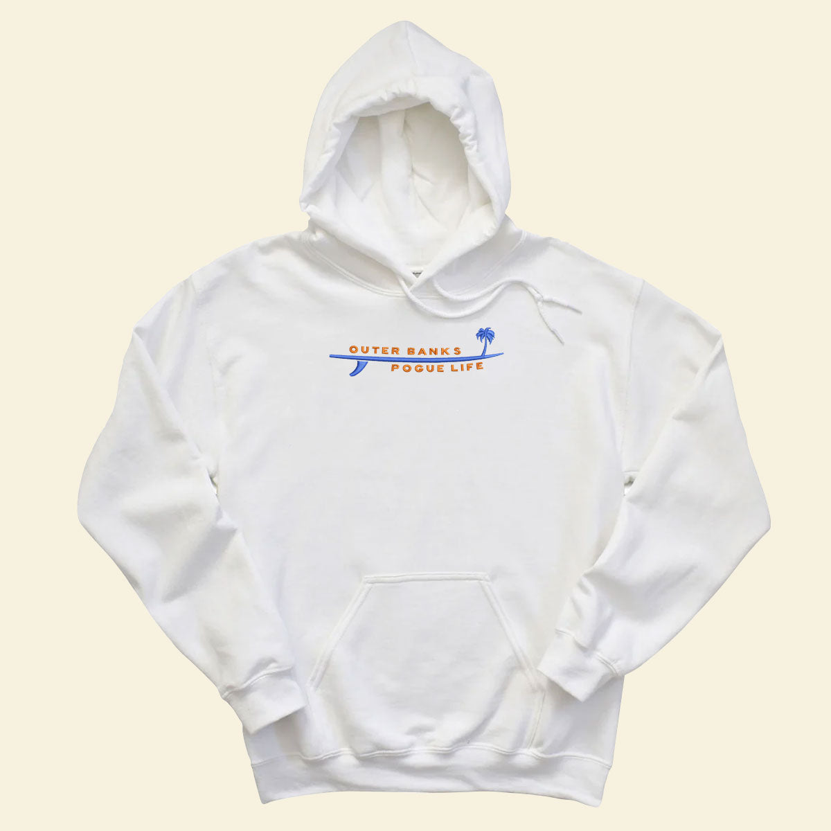 Embroidery Outer Banks Pogue Life With Surfboard And Palm T-shirt 1688975679261.jpg