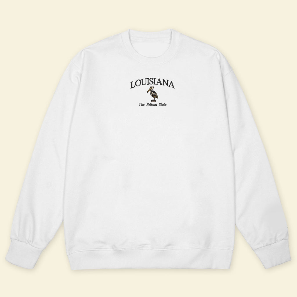 Embroidery Louisiana The Pelican State T-shirt 1688977793075.jpg
