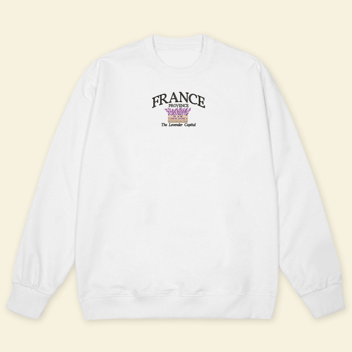 Embroidery France Provence The Lavender Capital T-shirt 1688980000781.jpg