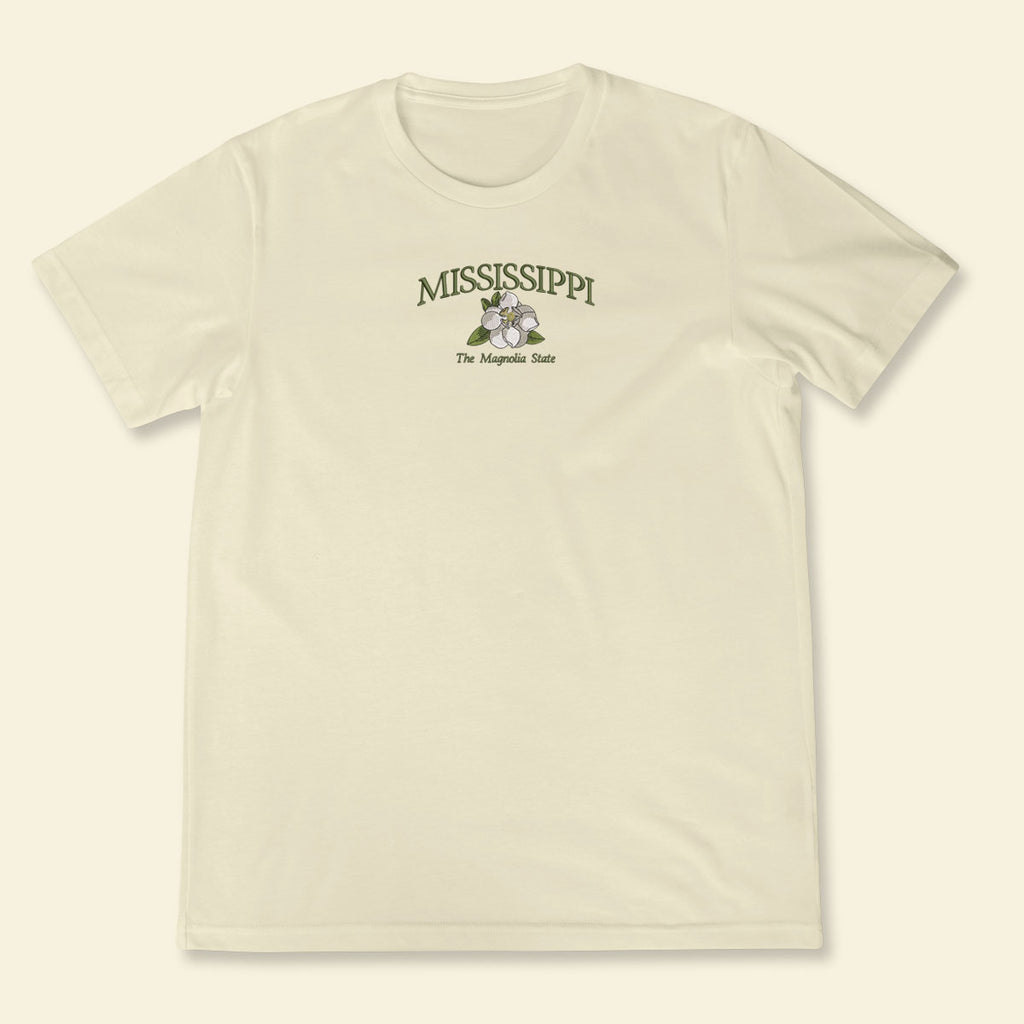 Embroidery Mississippi The Magnolia State T-shirt 1688980290768.jpg