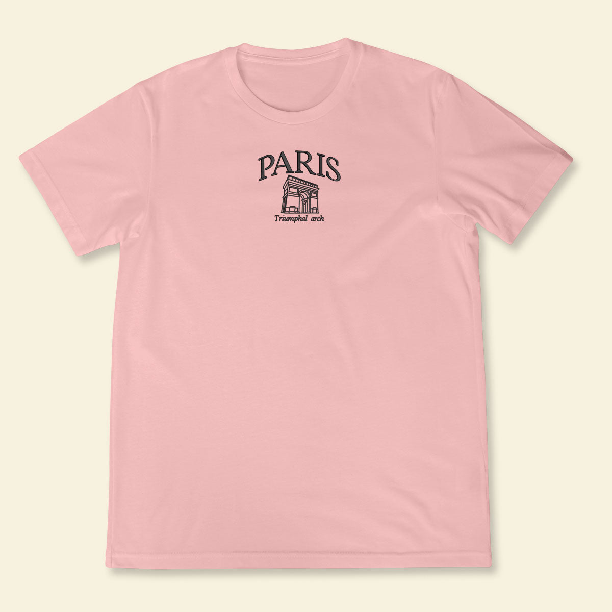 Embroidery Paris Triumphal Arch T-shirt 1688982345918.jpg