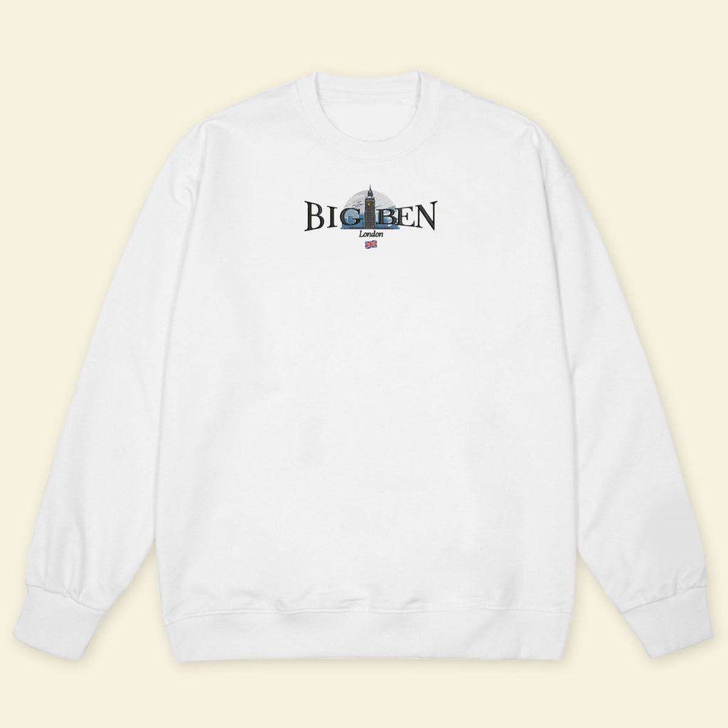 Embroidery Big Ben London Clock Tower T-shirt 1688983724321.jpg