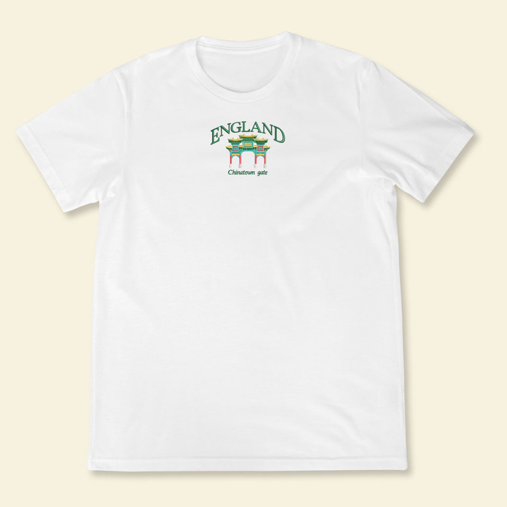 Embroidery Chinatown Gate England T-shirt 1689041565587.jpg