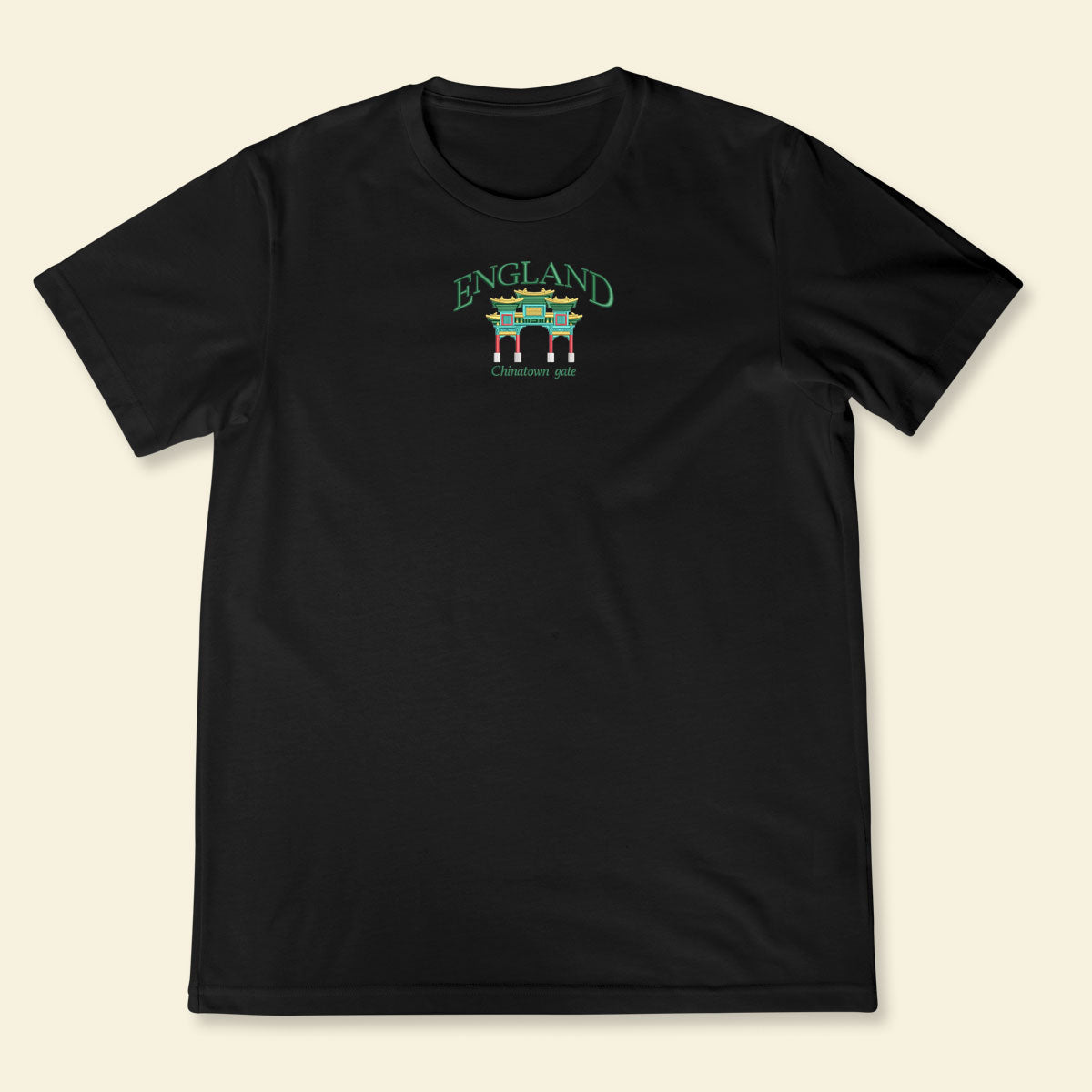Embroidery Chinatown Gate England T-shirt 1689041565593.jpg