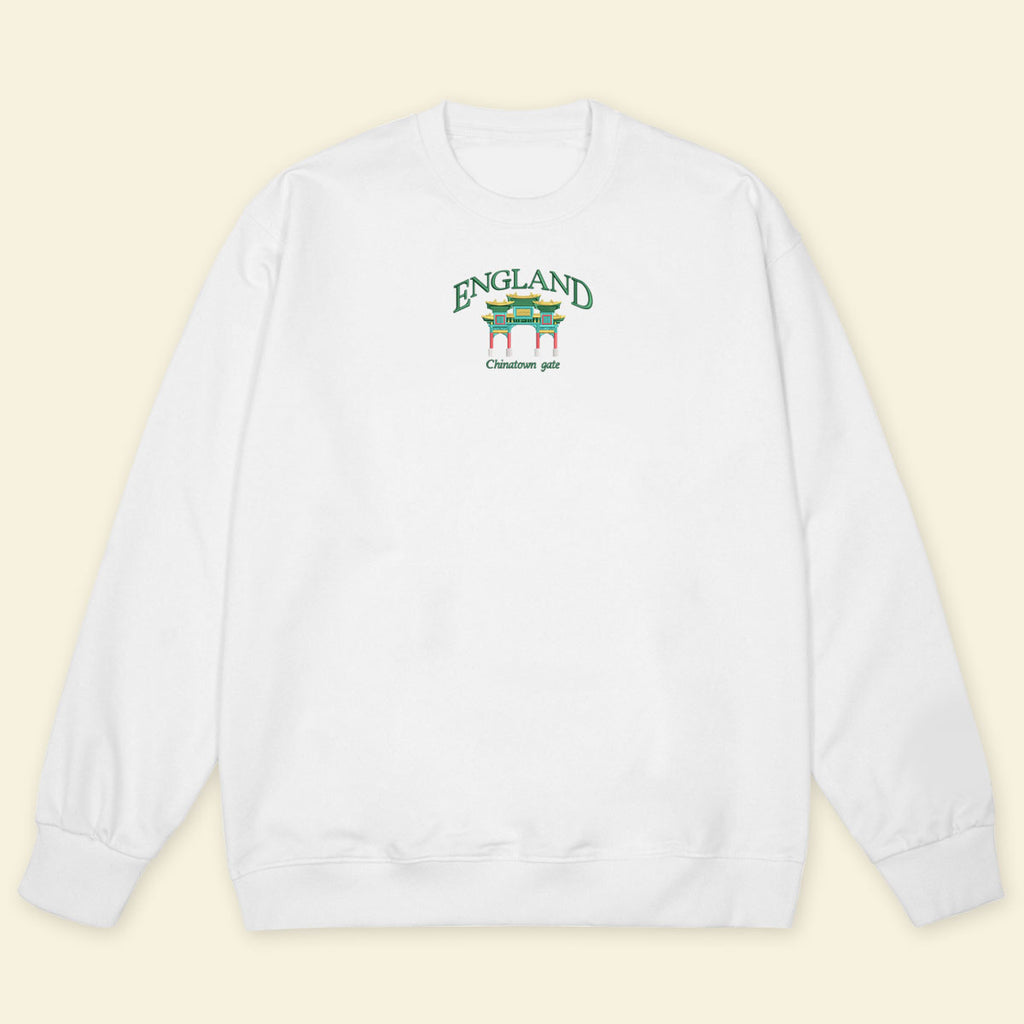 Embroidery Chinatown Gate England T-shirt 1689041566175.jpg
