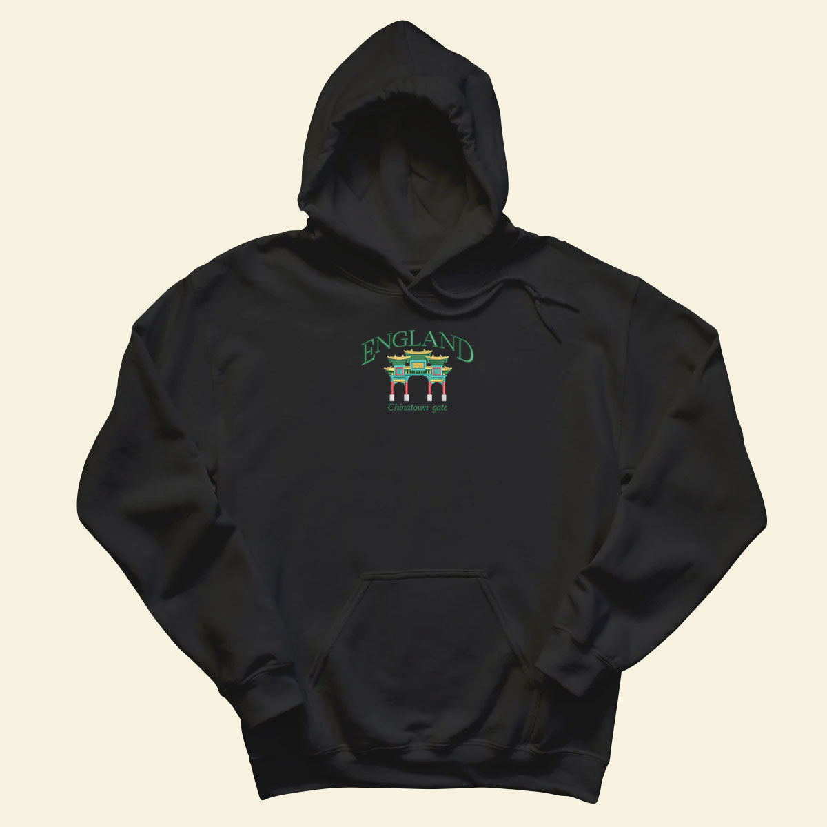 Embroidery Chinatown Gate England T-shirt 1689041566184.jpg