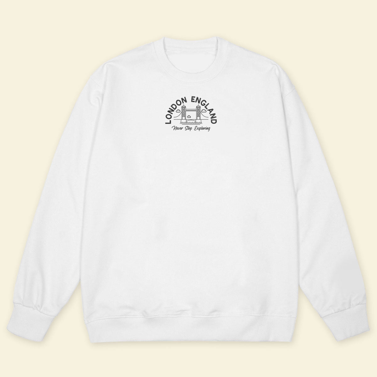 Embroidery London England Vintage T-shirt 1689043819406.jpg