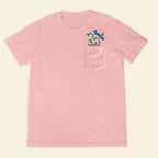 Embroidery Birthmonth February Bird Pocket T-shirt - Birthday Gift Tee 1689148195567.jpg