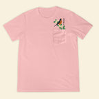 Embroidery Birthmonth April Bird Pocket T-shirt - Birthday Gift Tee 1689148992933.jpg