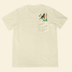 Embroidery Birthmonth April Bird Pocket T-shirt - Birthday Gift Tee 1689148992958.jpg