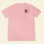 Embroidery Birthmonth August Bird Pocket T-shirt - Birthday Gift Tee 1689233066626.jpg