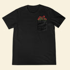 Embroidery Fairy Wildflower Pocket T-shirt 1689321521418.jpg