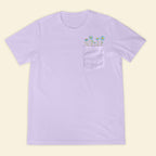 Embroidery Daisy Flowers Pocket T-shirt 1689321819999.jpg